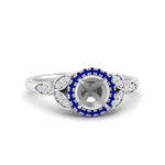 Load image into Gallery viewer, leaves-semi-mount-halo-diamond-engagement-ring-with-sapphire-in-white-gold-FD9827SMRGSABL-NL-WG.jpg?v=1770891422