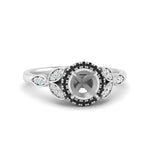 Load image into Gallery viewer, leaves-semi-mount-halo-engagement-ring-with-black-diamond-in-white-gold-FD9827SMRGBLACK-NL-WG.jpg?v=1770891424
