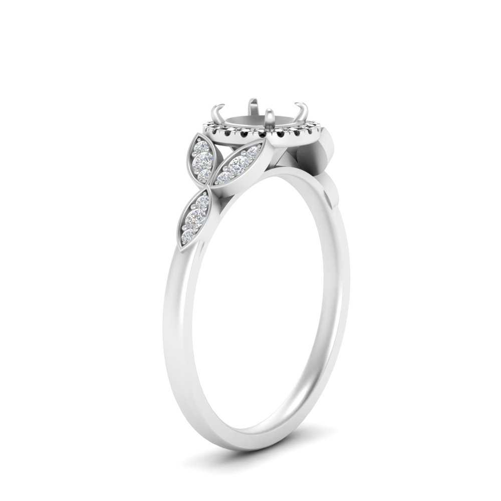 leaves-semi-mount-halo-engagement-ring-with-black-diamond-in-white-gold-FD9827SMRGBLACKANGLE2-NL-WG.jpg?v=1770891423