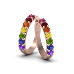 Load image into Gallery viewer, Lesbian Rainbow Wedding Band
