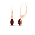 Load image into Gallery viewer, lever-back-2-carat-marquise-drop-ruby-earrings-in-rose-gold-FDEAR11236MQGRUDR-2.00CT-NL-RG.jpg
