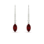 Load image into Gallery viewer, lever-back-2-carat-marquise-drop-ruby-earrings-in-white-gold-FDEAR11236MQGRUDR-2.00CT-NL-WG.jpg
