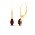 Load image into Gallery viewer, lever-back-2-carat-marquise-drop-ruby-earrings-in-yellow-gold-FDEAR11236MQGRUDR-2.00CT-NL-YG.jpg
