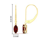 Load image into Gallery viewer, lever-back-2-carat-marquise-drop-ruby-earrings-in-yellow-gold-FDEAR11236MQGRUDR-2.00CT-NL-YG.jpg
