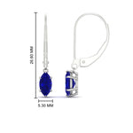 Load image into Gallery viewer, lever-back-2-carat-marquise-drop-sapphire-earrings-in-white-gold-FDEAR11236MQGSABL-2.00CT-NL-WG.jpg
