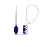 Load image into Gallery viewer, lever-back-2-carat-marquise-drop-sapphire-earrings-in-white-gold-FDEAR11236MQGSABL-2.00CT-NL-WG.jpg
