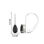 Load image into Gallery viewer, lever-back-2-carat-pear-black-onyx-studs-earring-in-white-gold-FDEAR9225PEGBLACK-2.00CT-NL-WG
