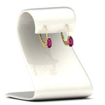 Load image into Gallery viewer, lever-back-2-carat-pear-pink-sapphire-studs-earring-in-yellow-gold-FDEAR9225PEGSADRPI-2.00CT-NL-YG
