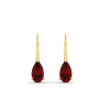 Load image into Gallery viewer, lever-back-2-carat-pear-ruby-studs-earring-in-yellow-gold-FDEAR9225PEGRUDR-2.00CT-NL-YG