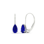 Load image into Gallery viewer, lever-back-2-carat-pear-sapphire-studs-earring-in-white-gold-FDEAR9225PEGSABL-2.00CT-NL-WG
