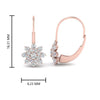Load image into Gallery viewer, lever-back-floral-diamond-earring-in-rose-gold-FDEAR10111ANGLE2-NL-RG.jpg