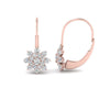 Load image into Gallery viewer, lever-back-floral-diamond-earring-in-rose-gold-FDEAR10111ANGLE2-NL-RG.jpg