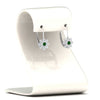 Load image into Gallery viewer, lever-back-floral-emerald-earring-in-white-gold-FDEAR10111GEMGRANGLE2-NL-WG.jpg