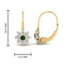 Load image into Gallery viewer, lever-back-floral-emerald-earring-in-yellow-gold-FDEAR10111GEMGRANGLE2-NL-YG.jpg