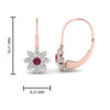 Load image into Gallery viewer, lever-back-floral-pink-sapphire-earring-in-rose-gold-FDEAR10111GSADRPIANGLE2-NL-RG.jpg