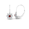 Load image into Gallery viewer, lever-back-floral-ruby-earring-in-white-gold-FDEAR10111GRUDRANGLE2-NL-WG.jpg