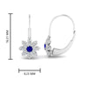 Load image into Gallery viewer, lever-back-floral-sapphire-earring-in-white-gold-FDEAR10111GSABLANGLE2-NL-WG.jpg