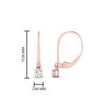 Load image into Gallery viewer, lever-back-mini-round-diamond-huggies-earring-in-rose-gold-FDEAR11007ANGLE2-NL-RG.jpg
