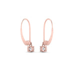 Load image into Gallery viewer, lever-back-mini-round-diamond-huggies-earring-in-rose-gold-FDEAR11007ANGLE2-NL-RG.jpg
