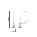 Load image into Gallery viewer, lever-back-mini-round-diamond-huggies-earring-in-white-gold-FDEAR11007ANGLE2-NL-WG.jpg
