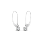 Load image into Gallery viewer, lever-back-mini-round-diamond-huggies-earring-in-white-gold-FDEAR11007ANGLE2-NL-WG.jpg
