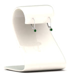 Load image into Gallery viewer, lever-back-mini-round-emerald-huggies-earring-in-white-gold-FDEAR11007GEMGRANGLE2-NL-WG.jpg
