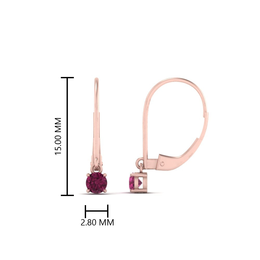 lever-back-mini-round-pink-sapphire-huggies-earring-in-rose-gold-FDEAR11007GSADRPIANGLE2-NL-RG.jpg