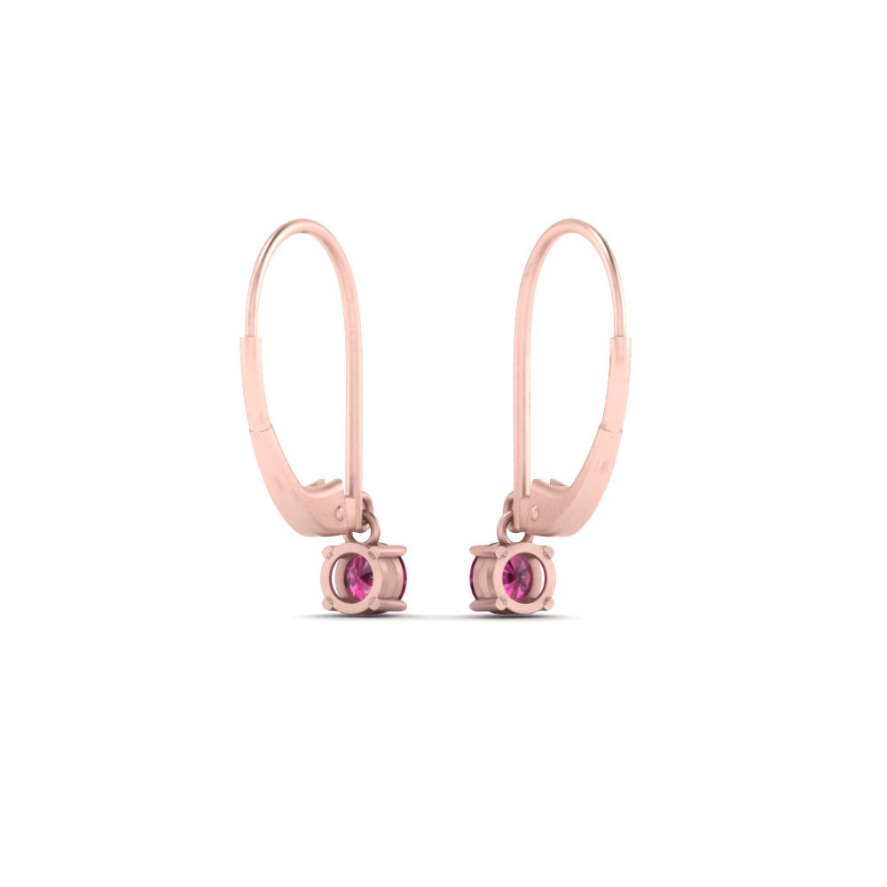 lever-back-mini-round-pink-sapphire-huggies-earring-in-rose-gold-FDEAR11007GSADRPIANGLE2-NL-RG.jpg
