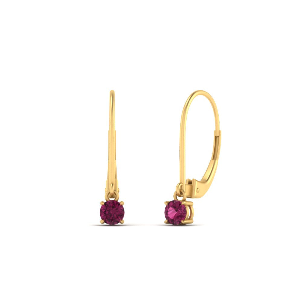 lever-back-mini-round-pink-sapphire-huggies-earring-in-yellow-gold-FDEAR11007GSADRPIANGLE2-NL-YG.jpg