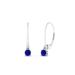 Load image into Gallery viewer, lever-back-mini-round-sapphire-huggies-earring-in-white-gold-FDEAR11007GSABLANGLE2-NL-WG.jpg
