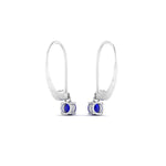 Load image into Gallery viewer, lever-back-mini-round-sapphire-huggies-earring-in-white-gold-FDEAR11007GSABLANGLE2-NL-WG.jpg
