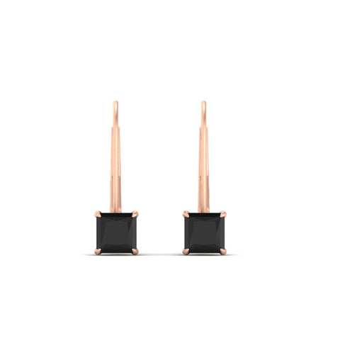 lever-back-princess-cut-1-ct.-black-diamond-stud-earring-in-rose-gold-FDEAR9225PRGBLACK-1.00CT-NL-RG