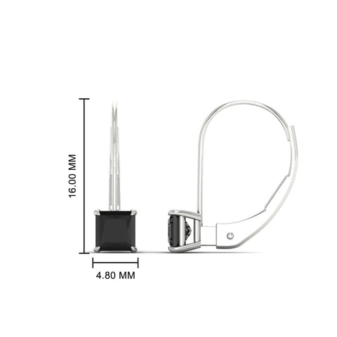 lever-back-princess-cut-1-ct.-black-diamond-stud-earring-in-white-gold-FDEAR9225PRGBLACK-1.00CT-NL-WG
