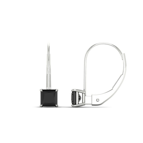 lever-back-princess-cut-1-ct.-black-diamond-stud-earring-in-white-gold-FDEAR9225PRGBLACK-1.00CT-NL-WG