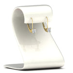 Load image into Gallery viewer, lever-back-princess-cut-1-ct.-diamond-stud-earring-in-yellow-gold-FDEAR9225PR-1.00CT-NL-YG