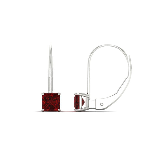 lever-back-princess-cut-1-ct.-ruby-stud-earring-in-white-gold-FDEAR9225PRGRUDR-1.00CT-NL-WG