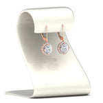 Load image into Gallery viewer, lever-back-square-halo-diamond-earrings-in-rose-gold-FDEAR11243-NL-RG.jpg
