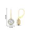 Load image into Gallery viewer, lever-back-square-halo-diamond-earrings-in-yellow-gold-FDEAR11243-NL-YG.jpg