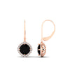 Load image into Gallery viewer, lever-back-square-halo-diamond-earrings-with-black-onyx-in-rose-gold-FDEAR11243GBLACK-NL-RG.jpg
