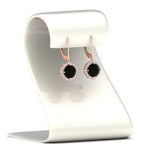 Load image into Gallery viewer, lever-back-square-halo-diamond-earrings-with-black-onyx-in-rose-gold-FDEAR11243GBLACK-NL-RG.jpg
