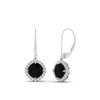 Load image into Gallery viewer, lever-back-square-halo-diamond-earrings-with-black-onyx-in-white-gold-FDEAR11243GBLACK-NL-WG.jpg