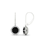 Load image into Gallery viewer, lever-back-square-halo-diamond-earrings-with-black-onyx-in-white-gold-FDEAR11243GBLACK-NL-WG.jpg

