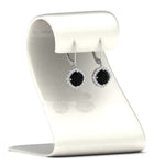 Load image into Gallery viewer, lever-back-square-halo-diamond-earrings-with-black-onyx-in-white-gold-FDEAR11243GBLACK-NL-WG.jpg

