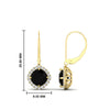 Load image into Gallery viewer, lever-back-square-halo-diamond-earrings-with-black-onyx-in-yellow-gold-FDEAR11243GBLACK-NL-YG.jpg