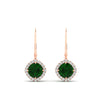 Load image into Gallery viewer, lever-back-square-halo-diamond-earrings-with-emerald-in-rose-gold-FDEAR11243GEMGR-NL-RG.jpg