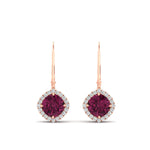 Load image into Gallery viewer, lever-back-square-halo-diamond-earrings-with-pink-sapphire-in-rose-gold-FDEAR11243GSADRPI-NL-RG.jpg
