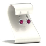 Load image into Gallery viewer, lever-back-square-halo-diamond-earrings-with-pink-sapphire-in-white-gold-FDEAR11243GSADRPI-NL-WG.jpg
