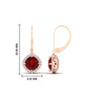 Load image into Gallery viewer, lever-back-square-halo-diamond-earrings-with-ruby-in-rose-gold-FDEAR11243GRUDR-NL-RG.jpg