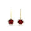 Load image into Gallery viewer, lever-back-square-halo-diamond-earrings-with-ruby-in-yellow-gold-FDEAR11243GRUDR-NL-YG.jpg