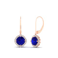 Thumbnail 6 - lever-back-square-halo-diamond-earrings-with-sapphire-in-rose-gold-FDEAR11243GSABL-NL-RG.jpg